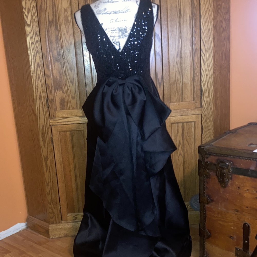 Adrianna Papell black evening dress - Picture 3 of 14